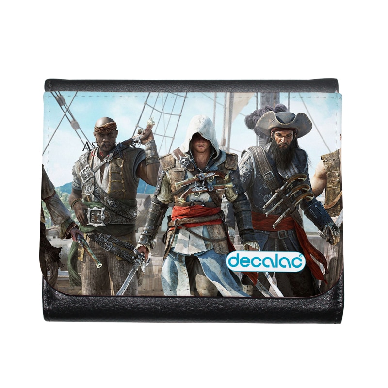 محفظة جلد  بتصميم حرب بحريه أساسنز كريد محفظة جلد  بتصميم حرب بحريه أساسنز كريد