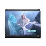 محفظة جلد  بتصميم حصان إلسا الثلجي ملكة الثلج