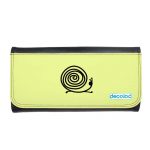 محفظة جلد  بتصميم حلزون محفظة جلد  بتصميم حلزون