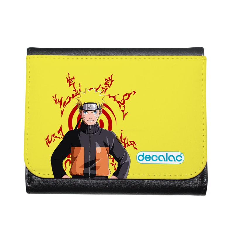 محفظة جلد بتصميم ختم ناروتو محفظة جلد بتصميم ختم ناروتو