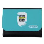 محفظة جلد  بتصميم دع القلق محفظة جلد  بتصميم دع القلق