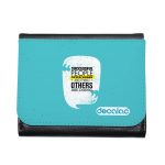 محفظة جلد  بتصميم دع القلق محفظة جلد  بتصميم دع القلق