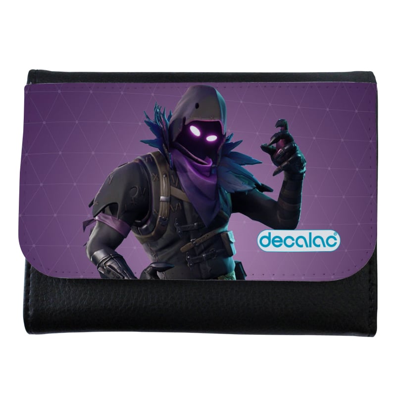 محفظة جلد  بتصميم  رافين فورتنايت محفظة جلد  بتصميم  رافين فورتنايت