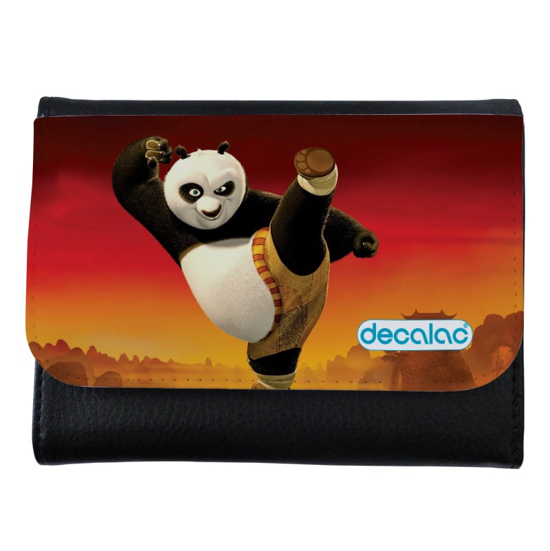 محفظة جلد بتصميم ركله كونغ فو باندا محفظة جلد بتصميم ركله كونغ فو باندا