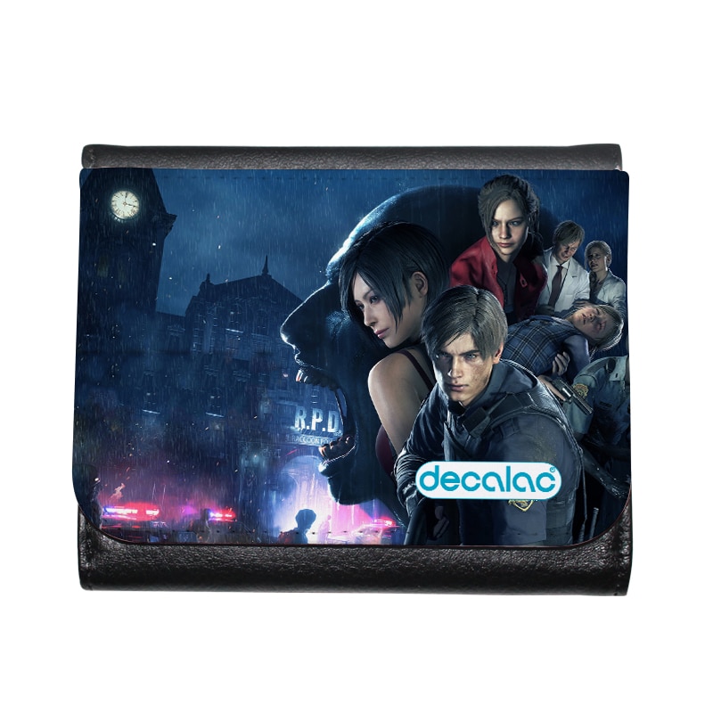 محفظة جلد  بتصميم ريزدنت ايفل 2 جميع الشخصيات محفظة جلد  بتصميم ريزدنت ايفل 2 جميع الشخصيات