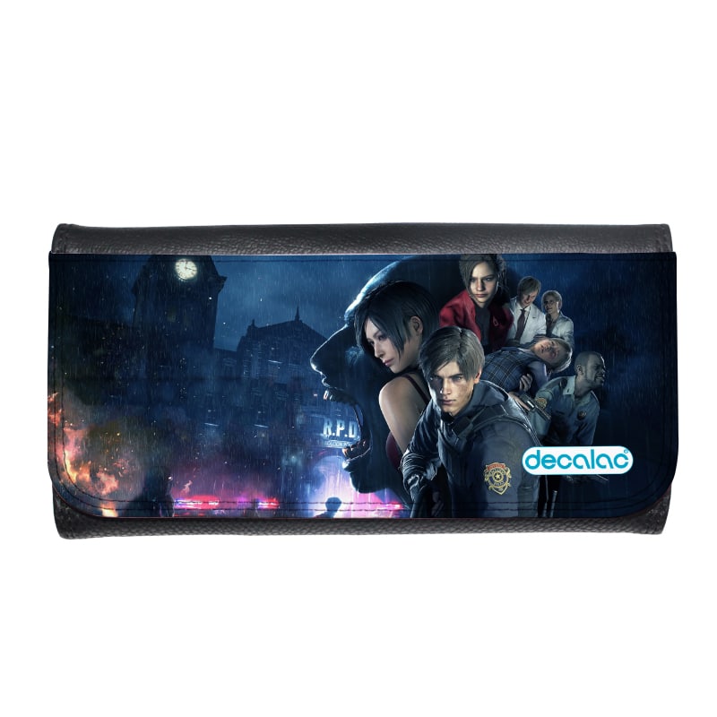 محفظة جلد بتصميم ريزدنت ايفل 2 جميع الشخصيات محفظة جلد بتصميم ريزدنت ايفل 2 جميع الشخصيات