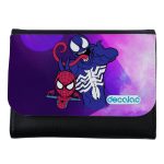 محفظة جلد  بتصميم  سبيدر مان رسم