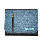 محفظة جلد  بتصميم سحاب محفظة جلد  بتصميم سحاب