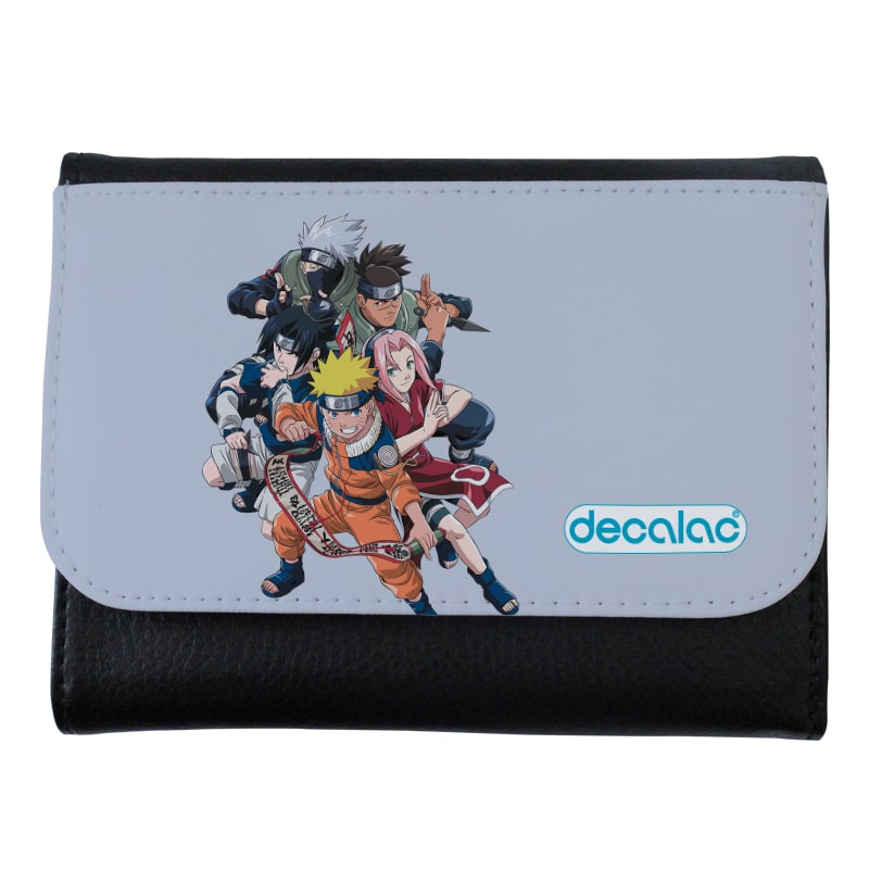 محفظة جلد  بتصميم شخصيات ناروتو وهم صغار محفظة جلد  بتصميم شخصيات ناروتو وهم صغار