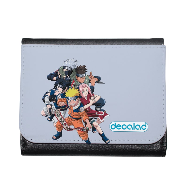 محفظة جلد  بتصميم شخصيات ناروتو وهم صغار محفظة جلد  بتصميم شخصيات ناروتو وهم صغار