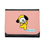 محفظة جلد  بتصميم شخصيه شيمي BT21 محفظة جلد  بتصميم شخصيه شيمي BT21