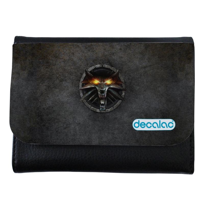 محفظة جلد  بتصميم شعار ذا ويتشر محفظة جلد  بتصميم شعار ذا ويتشر