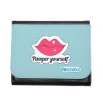 محفظة جلد  بتصميم شفاه جذابه محفظة جلد  بتصميم شفاه جذابه