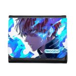 محفظة جلد  بتصميم شوتو وتودوروكي من أكاديميتي للأبطال