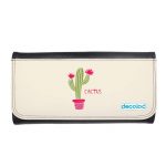 محفظة جلد  بتصميم صبار رسم محفظة جلد  بتصميم صبار رسم