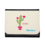 محفظة جلد  بتصميم صبار رسم محفظة جلد  بتصميم صبار رسم