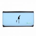 محفظة جلد  بتصميم طائر أسود محفظة جلد  بتصميم طائر أسود