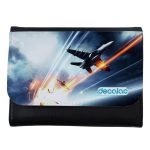 محفظة جلد  بتصميم طائرات حربيه باتلفيلد محفظة جلد  بتصميم طائرات حربيه باتلفيلد