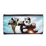محفظة جلد  بتصميم عائلة كونغ فو باندا