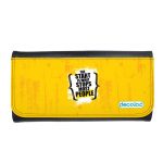 محفظة جلد  بتصميم عبارات انجليزية محفظة جلد  بتصميم عبارات انجليزية