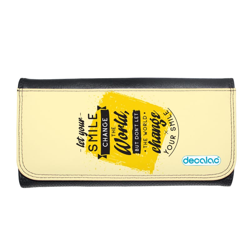 محفظة جلد  بتصميم عبارات انجليزيه محفظة جلد  بتصميم عبارات انجليزيه