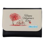 محفظة جلد  بتصميم عيد حب سعيد محفظة جلد  بتصميم عيد حب سعيد