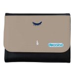 محفظة جلد  بتصميم عيون تبكي محفظة جلد  بتصميم عيون تبكي