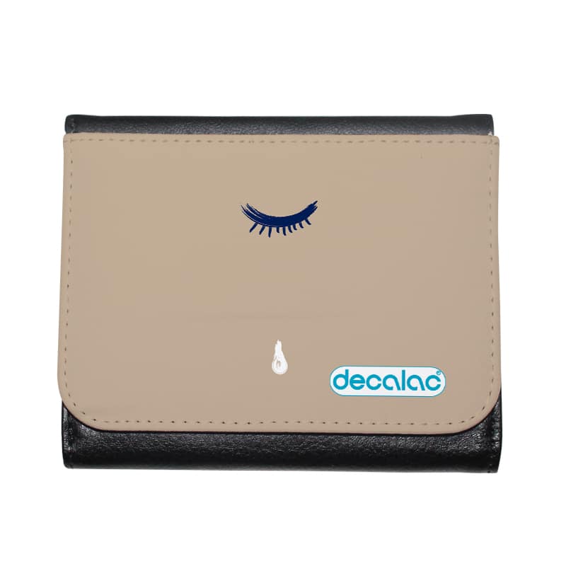 محفظة جلد بتصميم عيون تبكي محفظة جلد بتصميم عيون تبكي