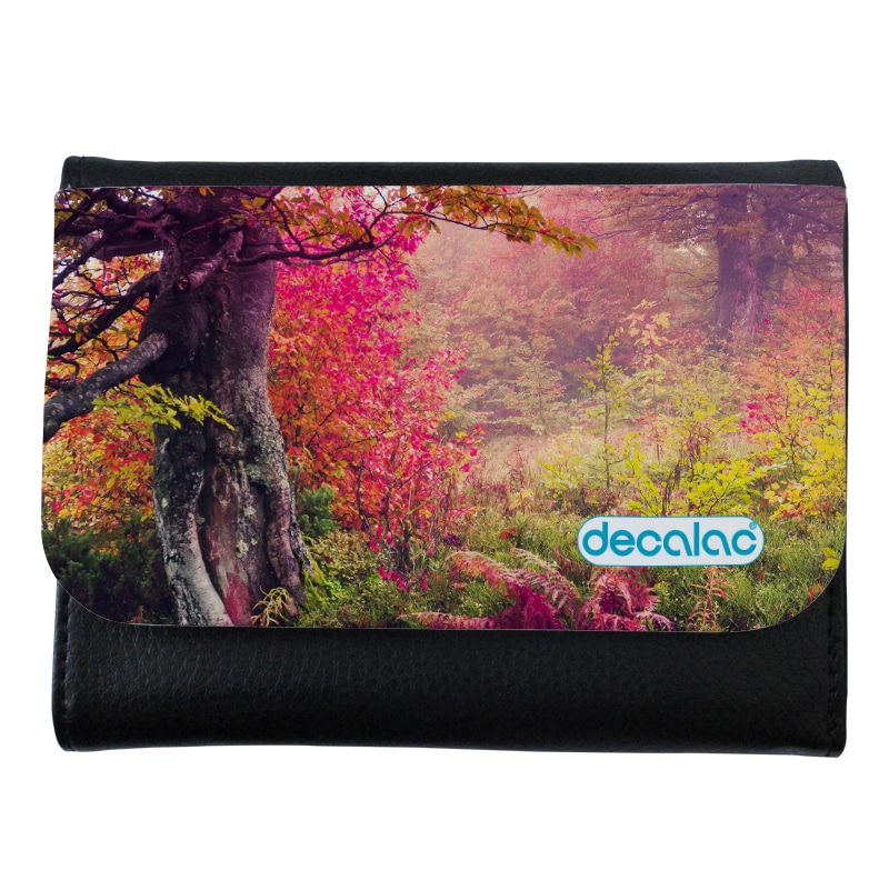 محفظة جلد  بتصميم غابه ورود محفظة جلد  بتصميم غابه ورود