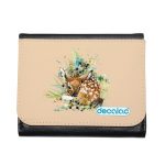 محفظة جلد  بتصميم غزال صغير محفظة جلد  بتصميم غزال صغير