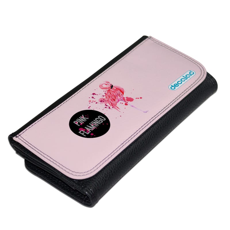 محفظة-جلد-بتصميم-فلامنجو-وردي-1