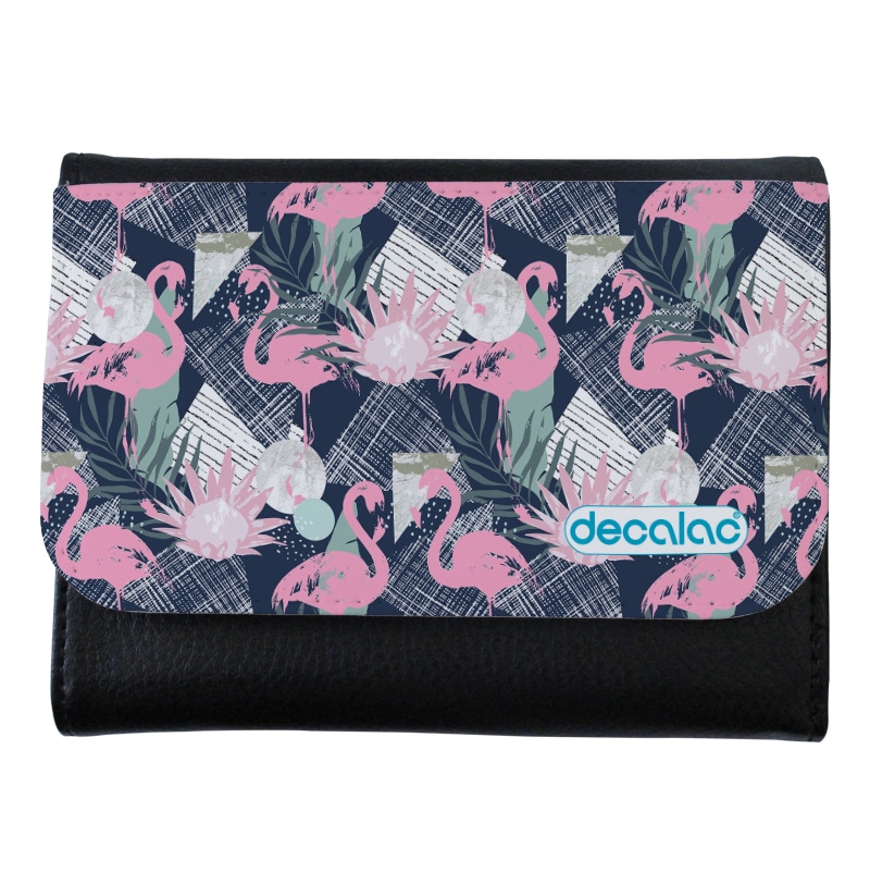 محفظة جلد بتصميم فلامنغو محفظة جلد بتصميم فلامنغو