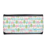 محفظة جلد  بتصميم فلامنغو الاستوائية محفظة جلد  بتصميم فلامنغو الاستوائية