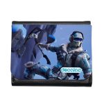 محفظة جلد  بتصميم فورت نايت تسلق جبل جليدي