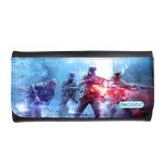 محفظة جلد  بتصميم قتال جماعي باتلفيلد