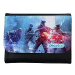 محفظة جلد  بتصميم قتال جماعي باتلفيلد محفظة جلد  بتصميم قتال جماعي باتلفيلد