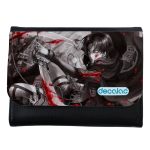 محفظة جلد  بتصميم قتال ليفاي هجوم العمالقة محفظة جلد  بتصميم قتال ليفاي هجوم العمالقة