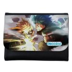 محفظة جلد  بتصميم قتال ميدوريا ضد باكوغو محفظة جلد  بتصميم قتال ميدوريا ضد باكوغو