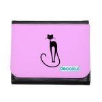 محفظة جلد  بتصميم قطه انيقه محفظة جلد  بتصميم قطه انيقه