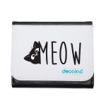 محفظة جلد  بتصميم قطه لطيفه