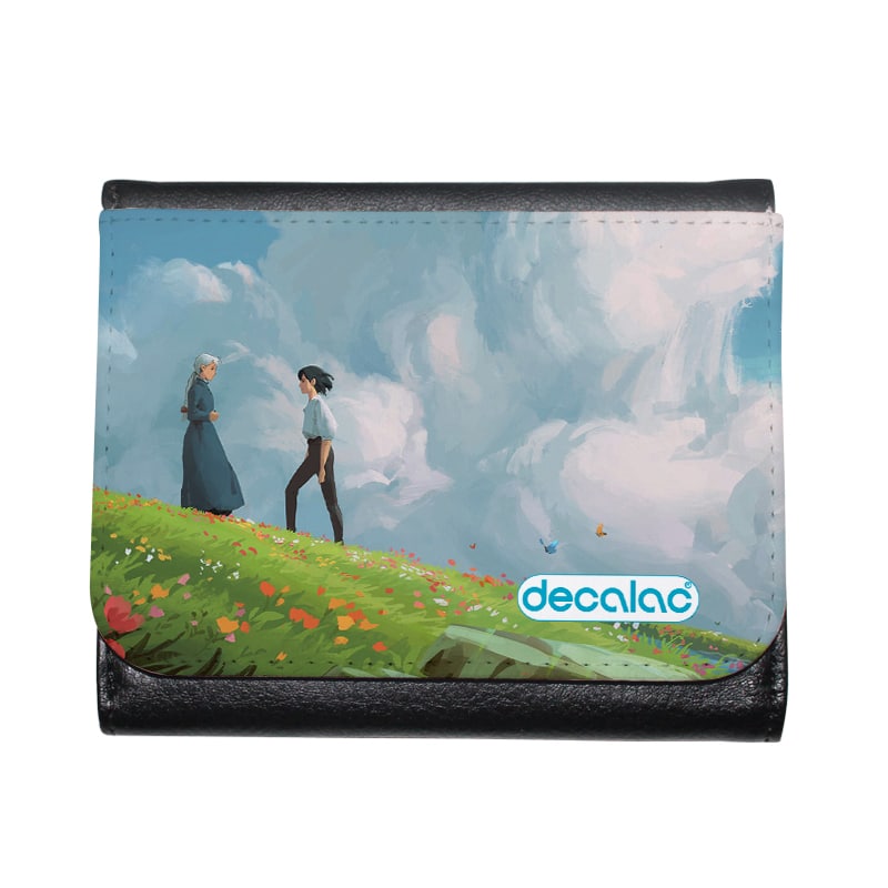 محفظة جلد  بتصميم قلعه هاول المتحركة محفظة جلد  بتصميم قلعه هاول المتحركة