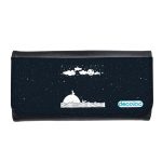 محفظة جلد  بتصميم قمر والنجوم محفظة جلد  بتصميم قمر والنجوم