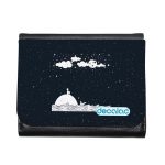 محفظة جلد  بتصميم قمر والنجوم محفظة جلد  بتصميم قمر والنجوم