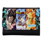 محفظة جلد  بتصميم قوة الابطال كل الانميات