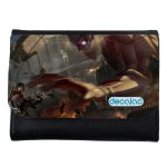 محفظة جلد  بتصميم قوة ميكاسا انمي هجوم العمالقة