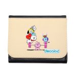 محفظة جلد  بتصميم قوه كوكي شخصيات BT21 محفظة جلد  بتصميم قوه كوكي شخصيات BT21