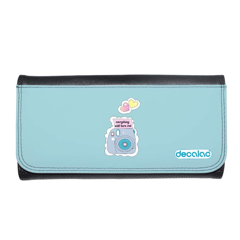 محفظة جلد بتصميم كرتون كاميرا محفظة جلد بتصميم كرتون كاميرا