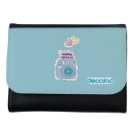 محفظة جلد  بتصميم كرتون كاميرا