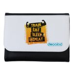 محفظة جلد  بتصميم كن قوي محفظة جلد  بتصميم كن قوي