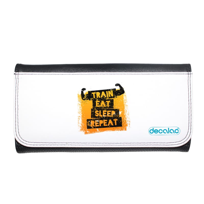 محفظة جلد  بتصميم كن قوي محفظة جلد  بتصميم كن قوي